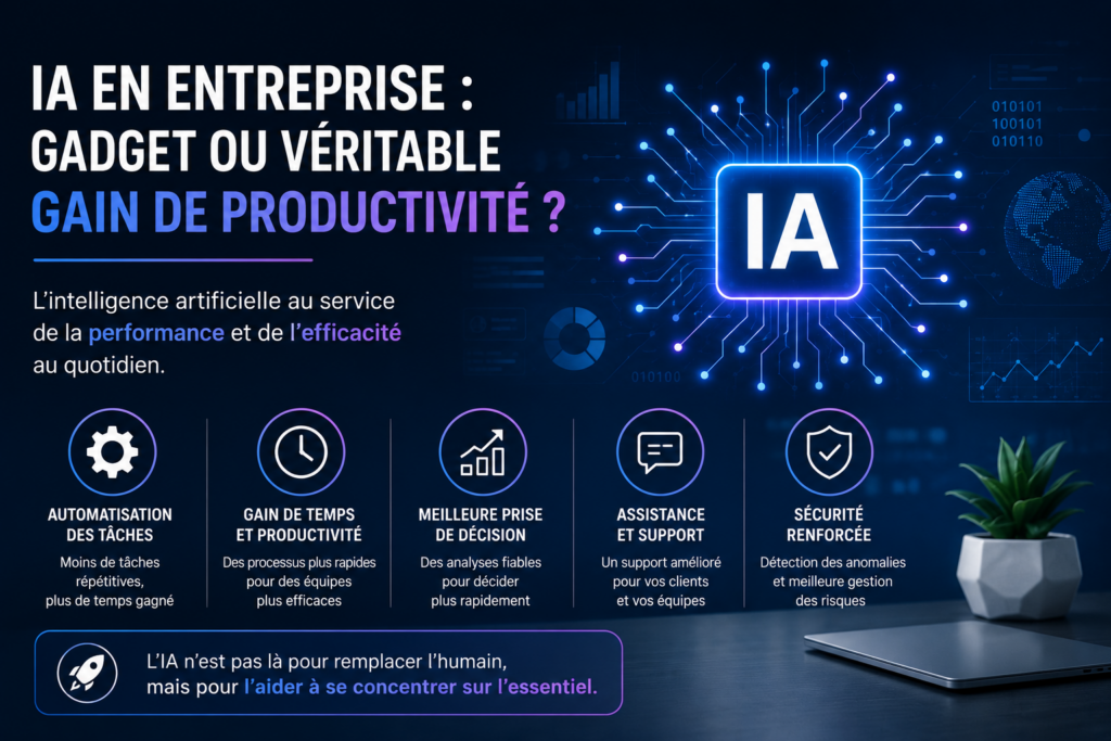 IA en entreprise : gadget ou véritable gain de productivité ?
